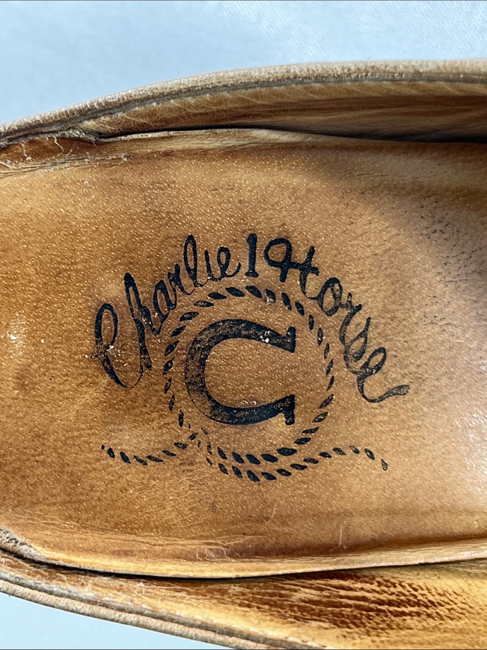 Lucchese Charlie 1 Horse Western Mules Embroidered Leather Tan Brown Wom 8 - Picture 8 of 10